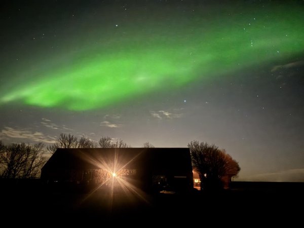 Noorderlicht boven Hof van Philipsland