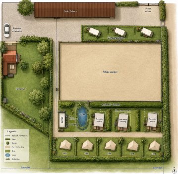 Plattegrond van Hof van Philipsland
